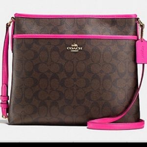 FILE BAG IN SIGNATURE COATED CANVAS (COACH F23866)